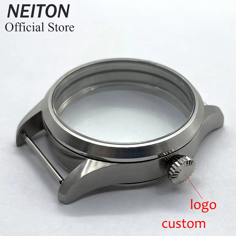 Luxury Watch Black - NEITON 42mm Manual Watch Case See-through