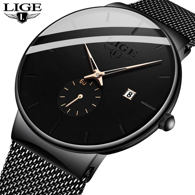 Luxury Watch Magazine - LIGE Fashion Mens Watches Top Brand