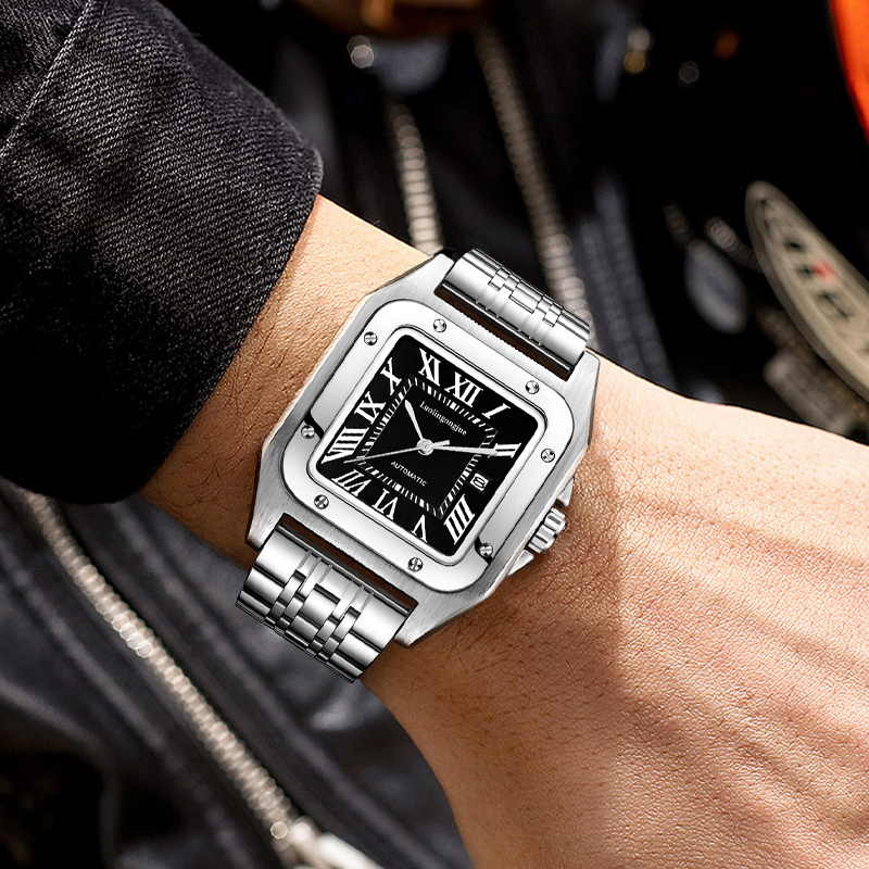 Luxury Watch Cartier - High-End Luxury Square Automatic Mechanical Watch