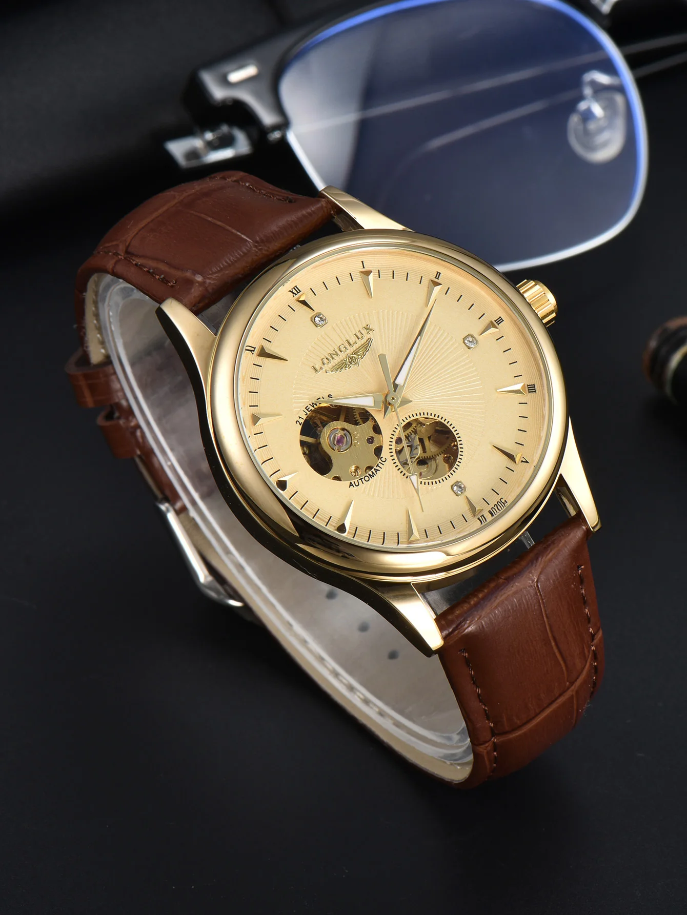 Luxury Watch Cartier - LONGLUX Automatic Watch Elegant Style Wholesale