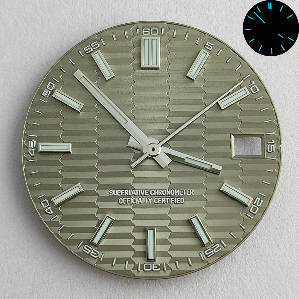 28.5mm NH35 dial NH35 hands bl - đánh giá và giá Luxury Watch With Green Dial