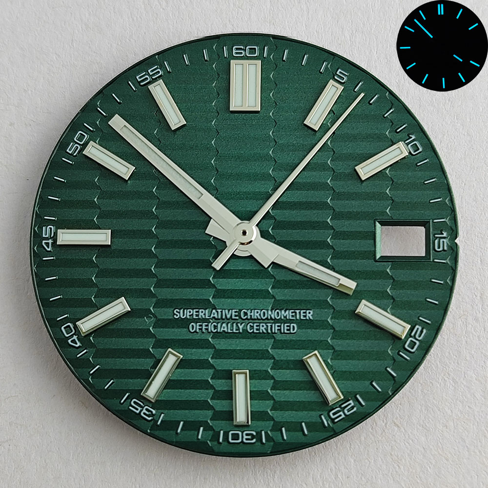 28.5mm NH35 dial NH35 hands bl - đánh giá và giá Luxury Watch With Green Dial