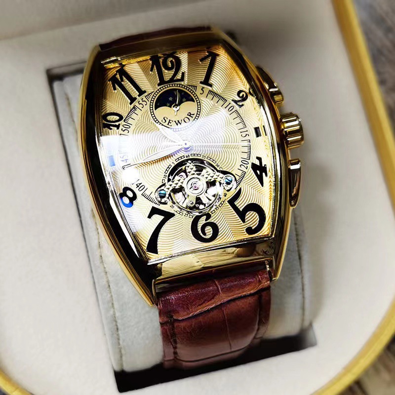 SEWOR Cơ Nam Vàng Tourbillon Đ - đánh giá và giá Luxury Watch Cartier