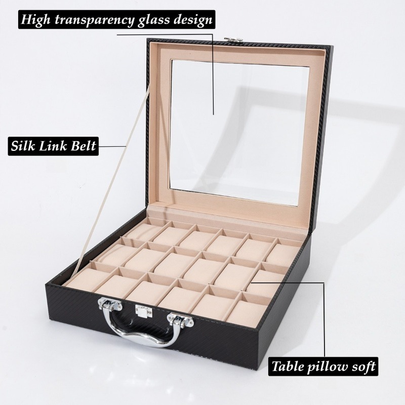 Retro Watch Storage Box Leathe - đánh giá và giá Luxury Watch Collection Box