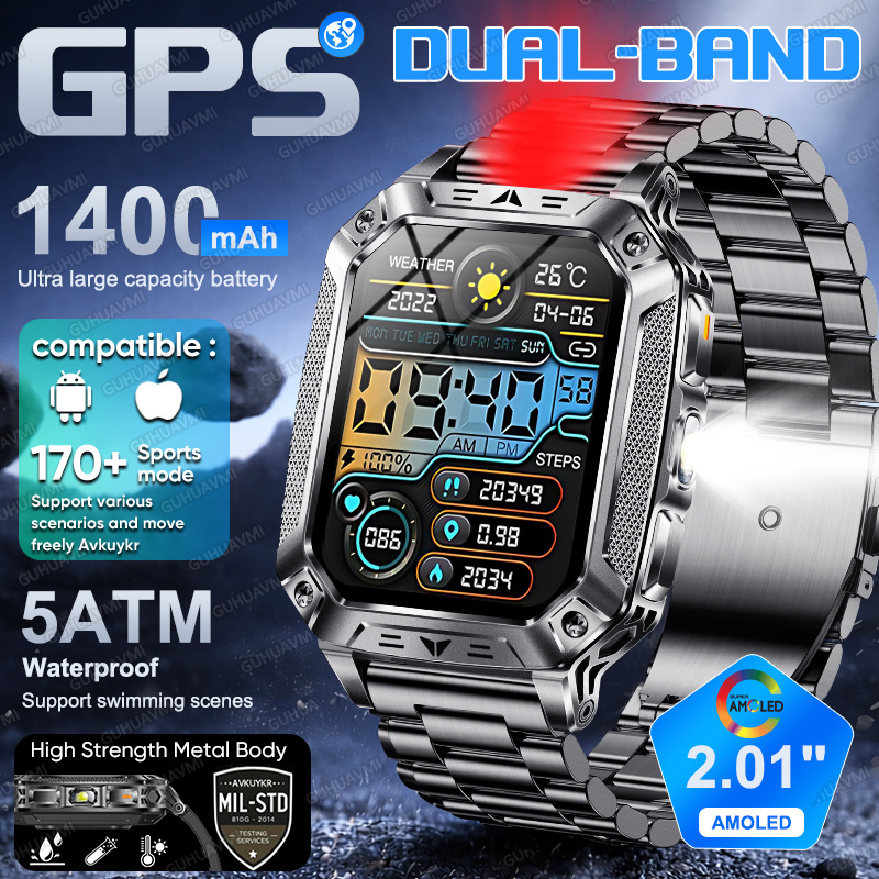 2026 Dual-band GPS Smart Watch - đánh giá và giá Gmt Dual Timezone Watch