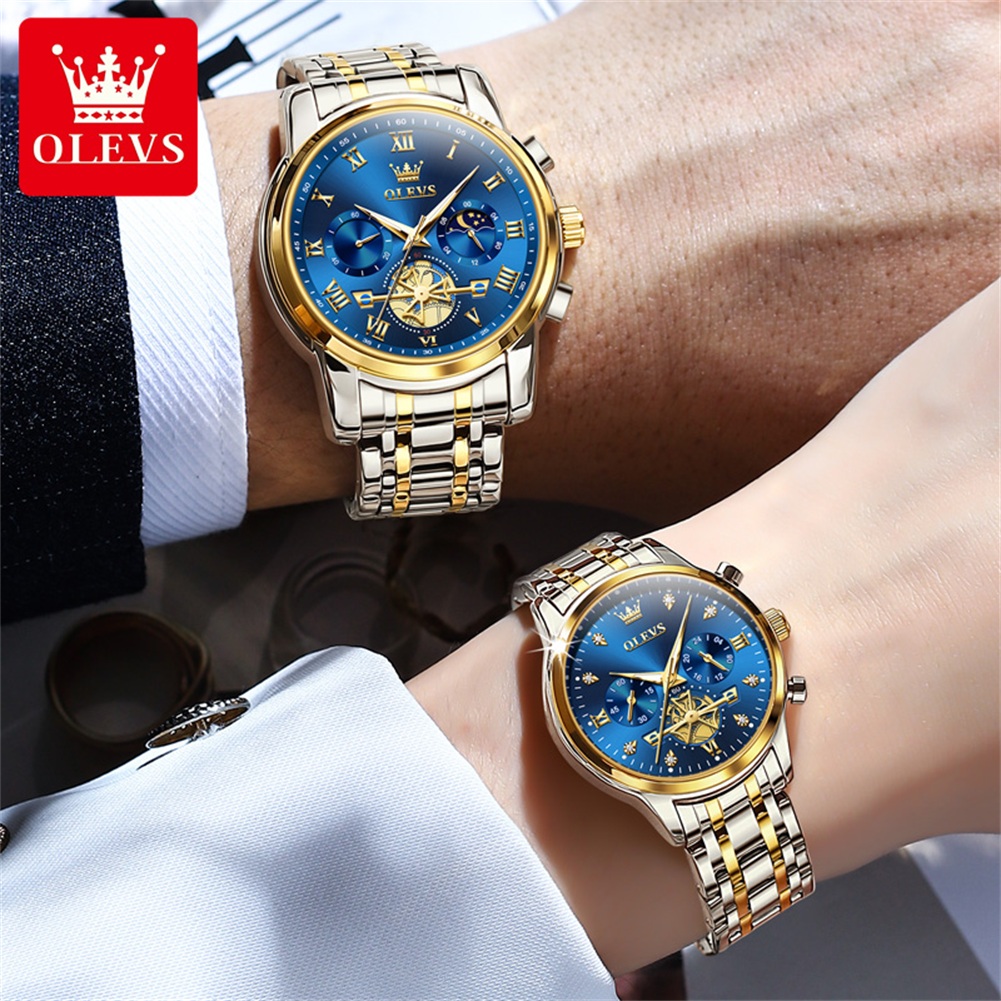 OLEVS Quartz Couple Watch Luxu - đánh giá và giá Luxury Watch Zone