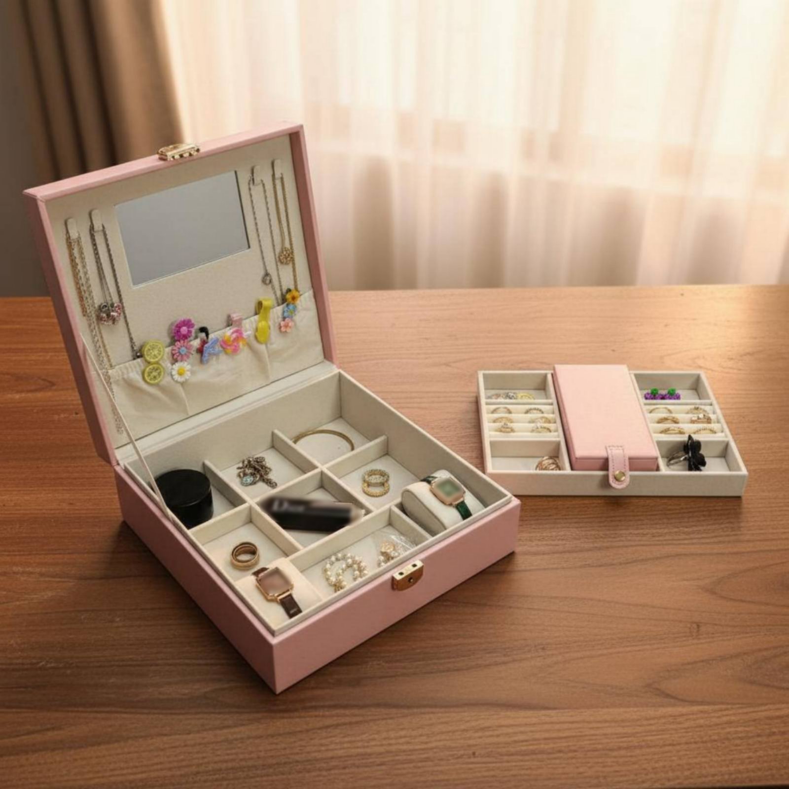 Multi-Tier Jewelry Box Soft Lu - đánh giá và giá Luxury Watch Tier