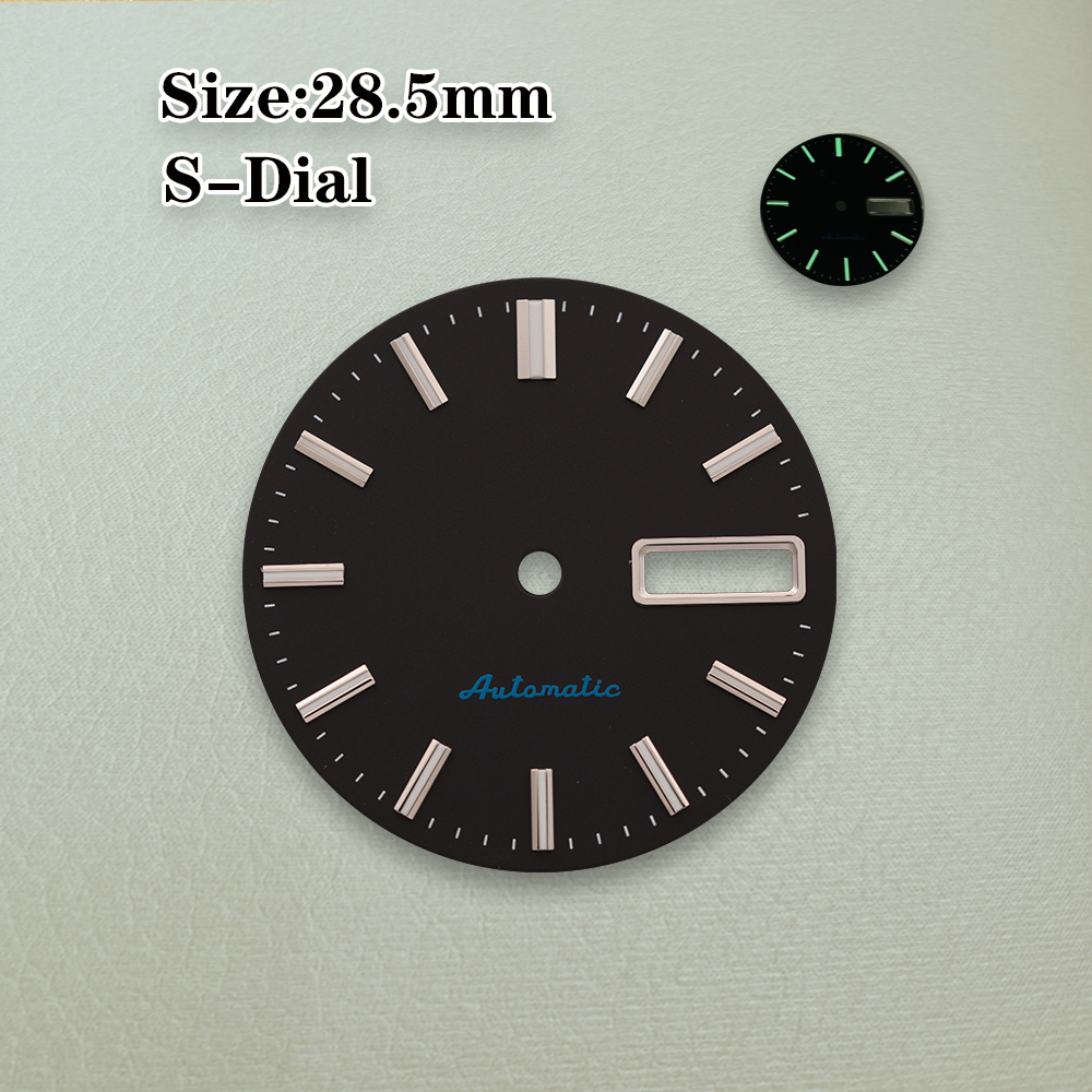 S Dial 28.5mm SK007 Logo Dial  - đánh giá và giá Luxury Watch With Green Dial