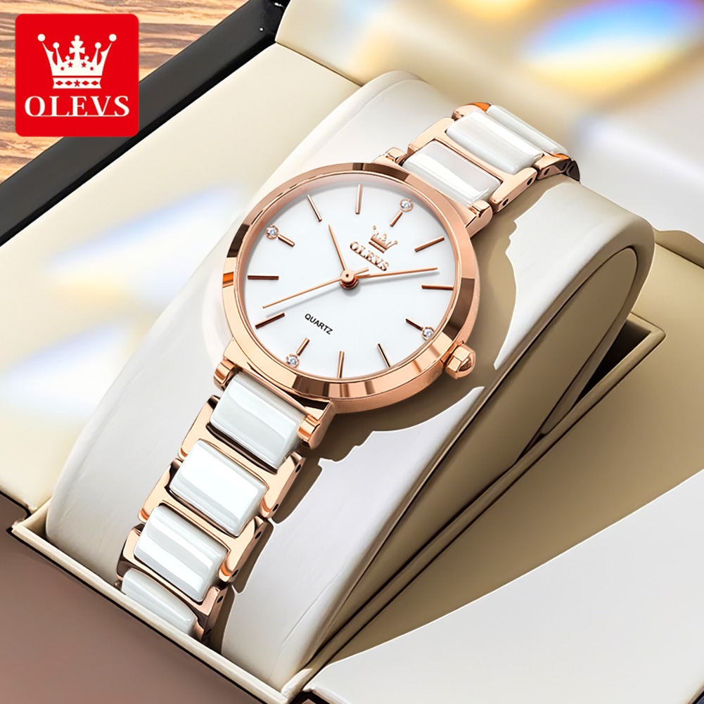 OLEVS Women Watch 5877 Luxury  - đánh giá và giá Lux Watch