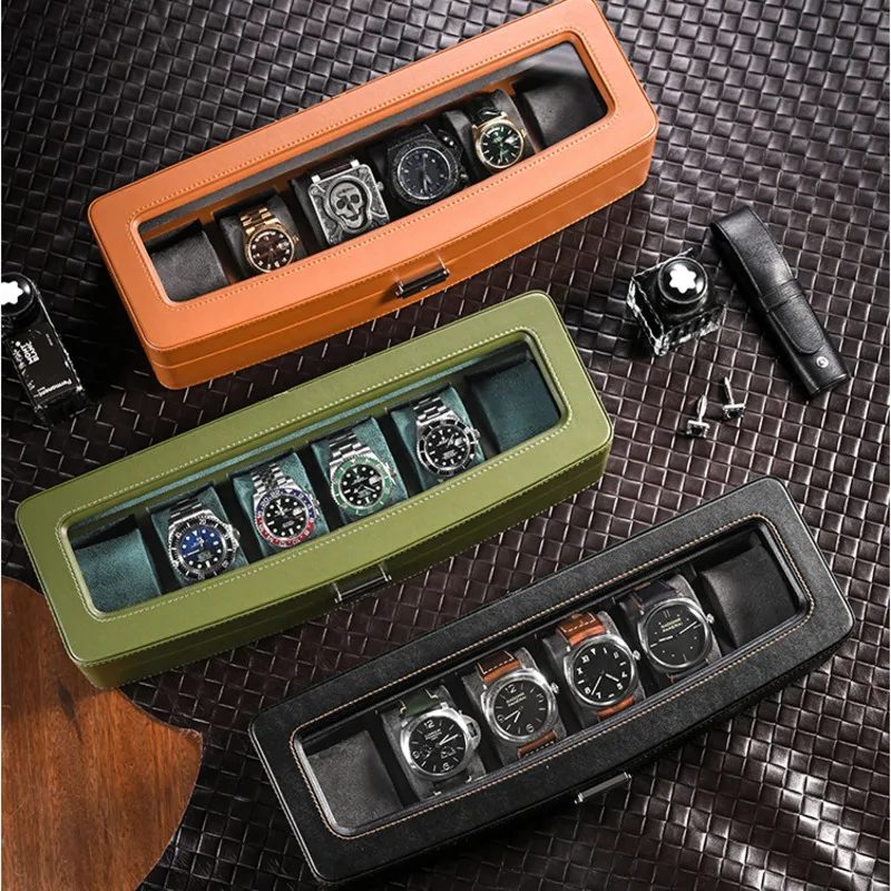 Light Luxury Leather Watch Org - đánh giá và giá Luxury Watch Collection Box
