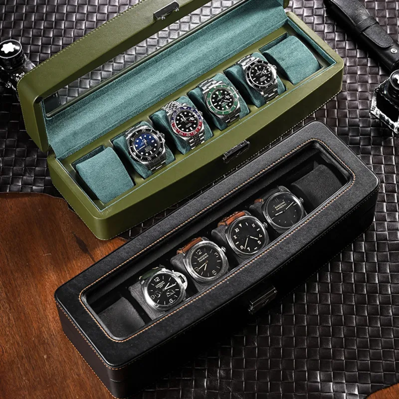 Light Luxury Leather Watch Org - đánh giá và giá Luxury Watch Collection Box