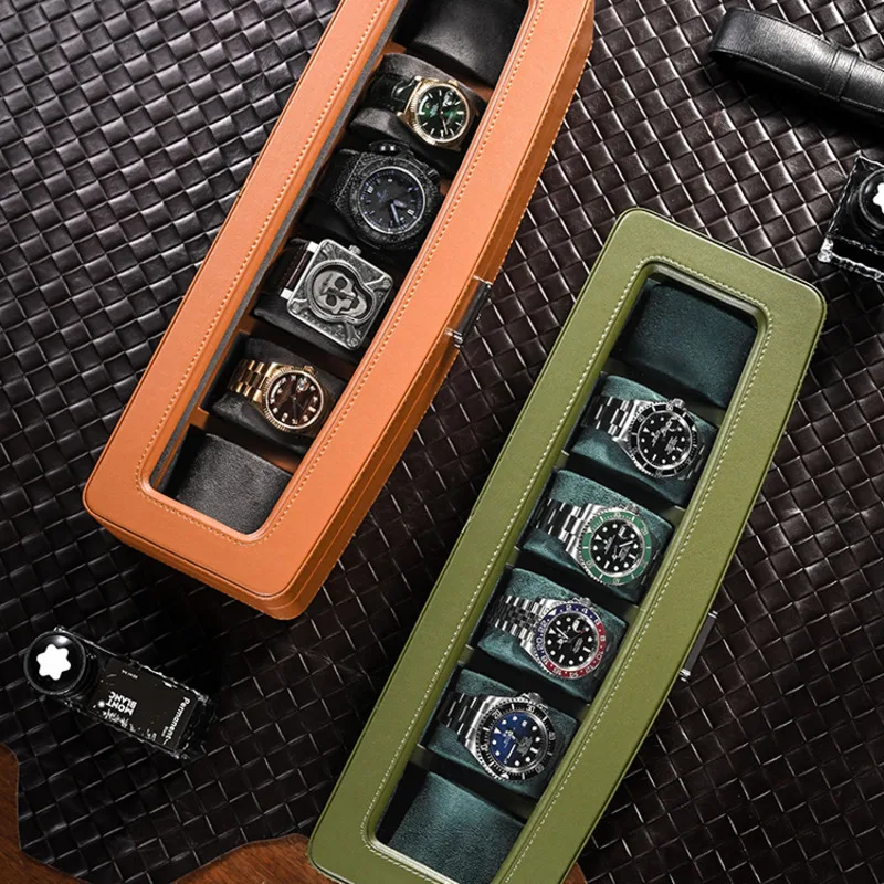 Light Luxury Leather Watch Org - đánh giá và giá Luxury Watch Collection Box
