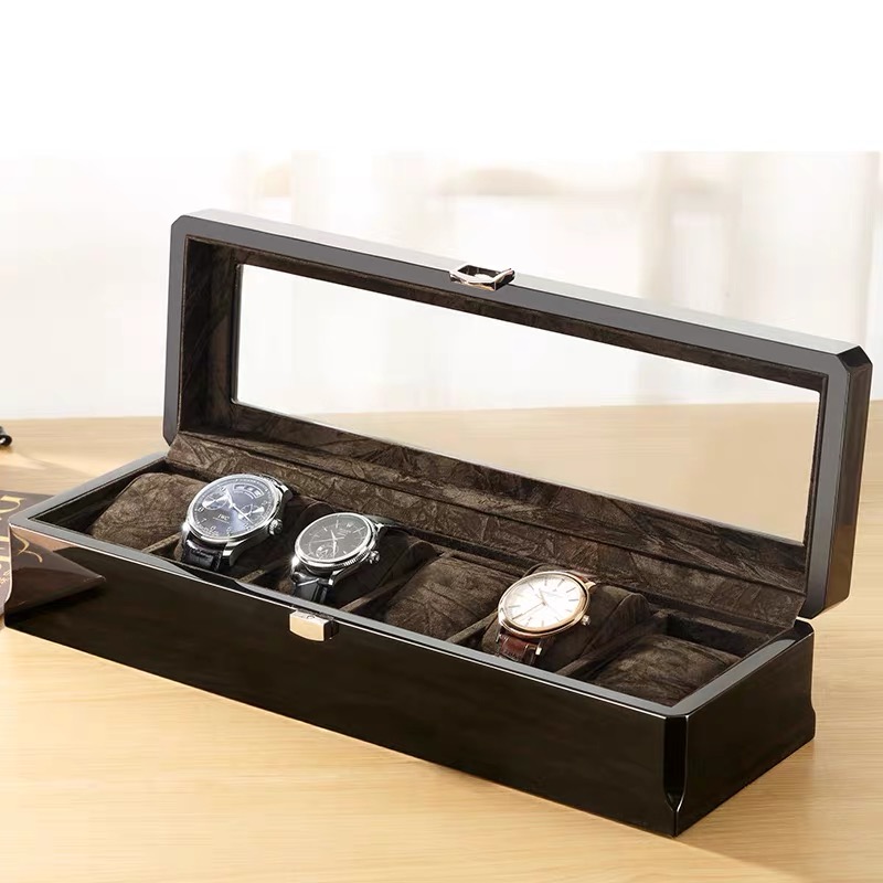 Luxury Black Brown Wood Watch  - đánh giá và giá Luxury Watch E Jewellery