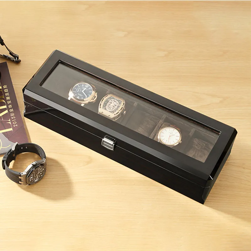 Luxury Black Brown Wood Watch  - đánh giá và giá Luxury Watch E Jewellery