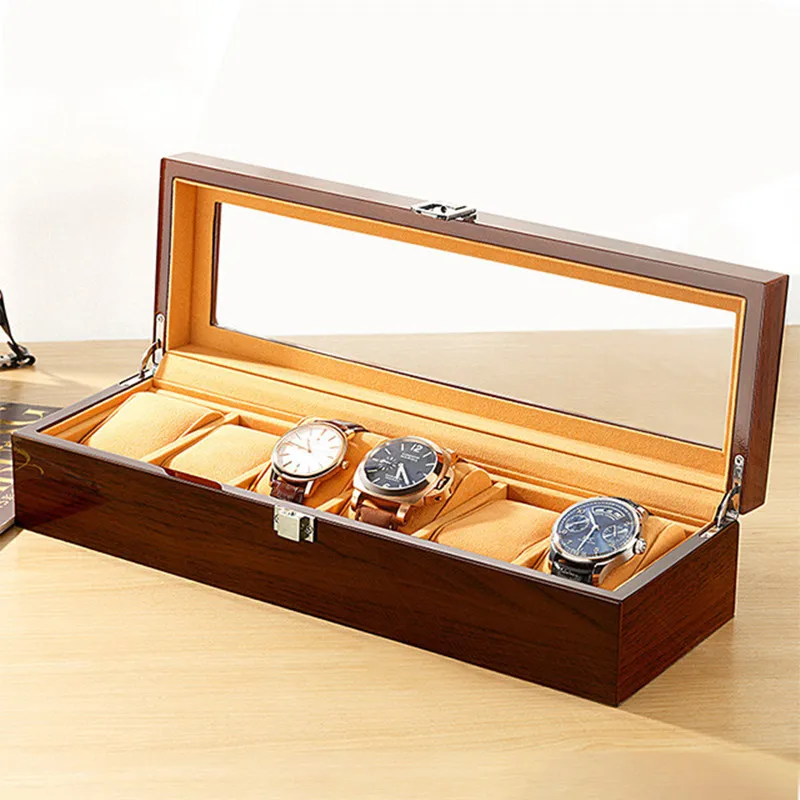 Luxury Black Brown Wood Watch  - đánh giá và giá Luxury Watch E Jewellery