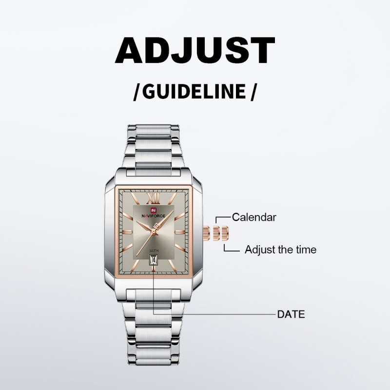 NAVIFOECR Fashion Casual Women - đánh giá và giá Luxury Watch Black