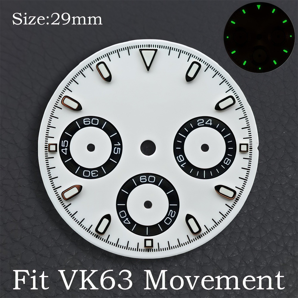 VK63 29mm Dial Watch Hands Gre - đánh giá và giá Luxury Watch With Green Dial