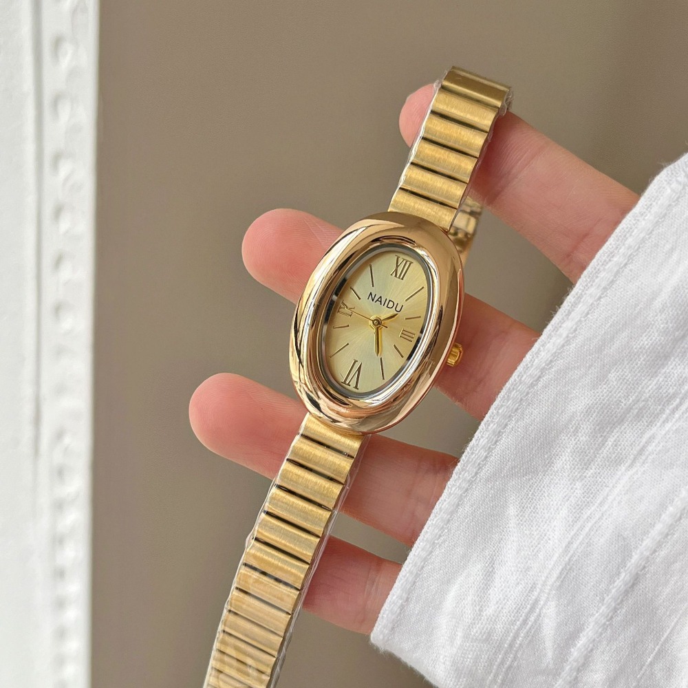 Luxury Brand Gold Oval Women Q - đánh giá và giá Lux Watch