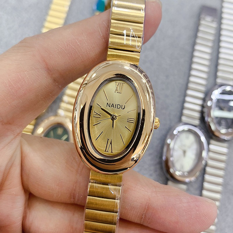 Luxury Brand Gold Oval Women Q - đánh giá và giá Lux Watch