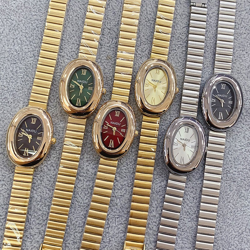 Luxury Brand Gold Oval Women Q - đánh giá và giá Lux Watch