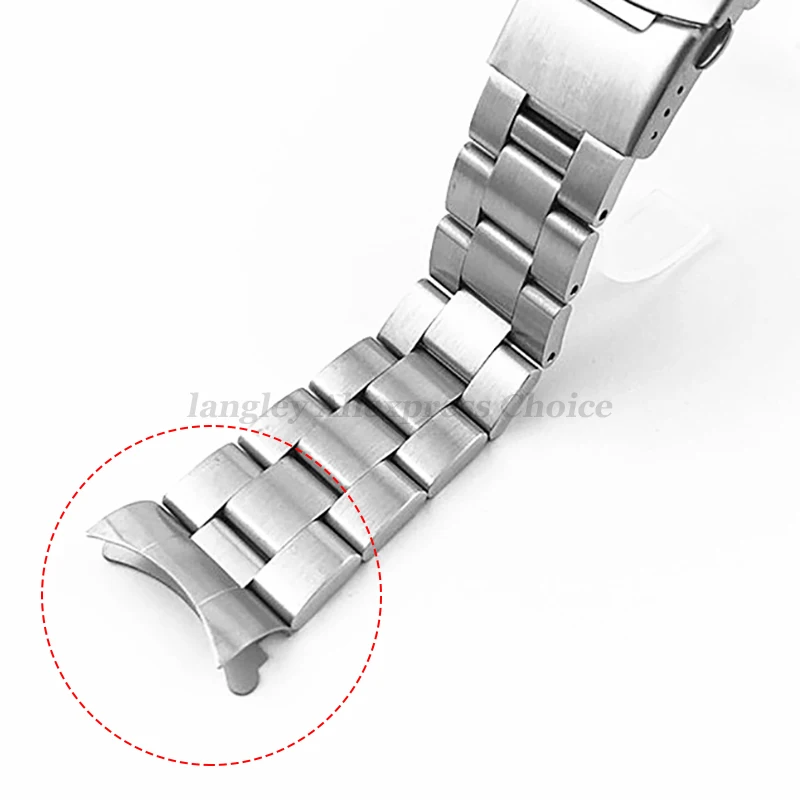 Curved End Link for Seiko SKX0 - đánh giá và giá Luxury Watch Black