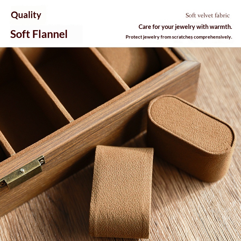Black Walnut Wood Grain Watch  - đánh giá và giá Luxury Watch Collection Box