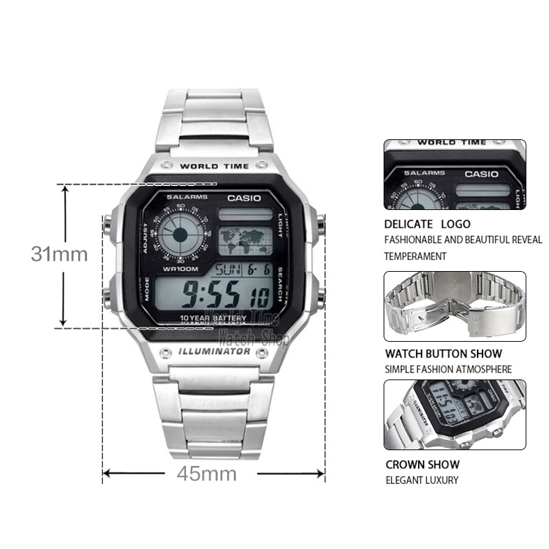 Casio Watch Explosion Watch Me - đánh giá và giá Luxury Watch Casio