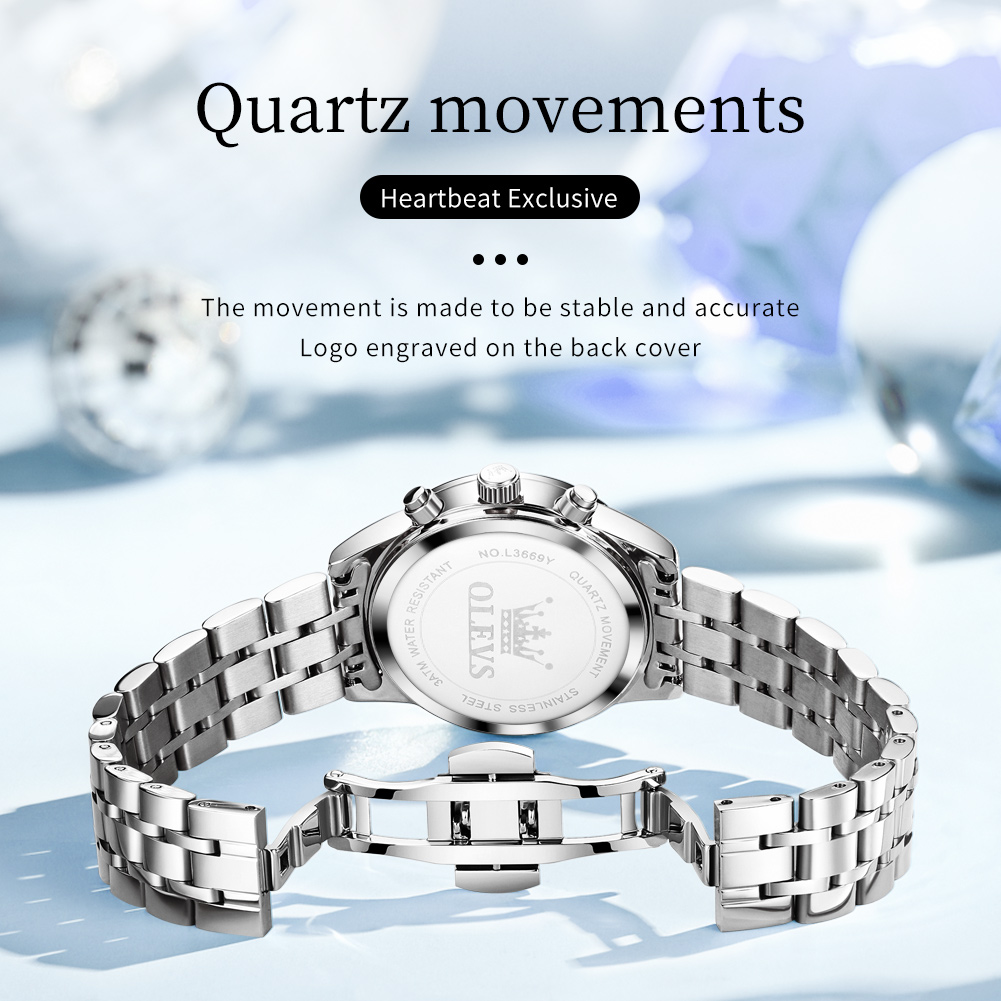OLEVS Womens Watches Fashion L - đánh giá và giá Luxury Watch With Green Dial