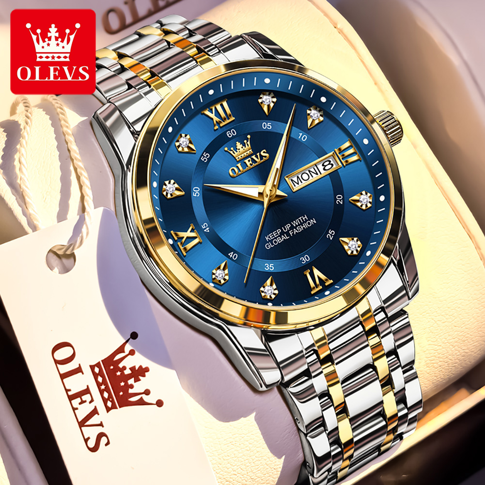OLEVS Brand Fashion men's watc - đánh giá và giá Luxury Watch Magazine