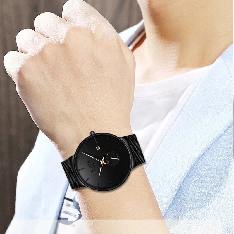 LIGE Fashion Mens Watches Top  - đánh giá và giá Luxury Watch Magazine