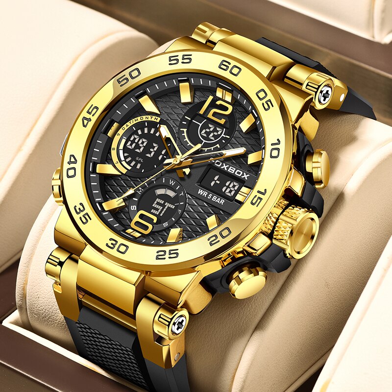 FOXBOX Business Watch Men Fash - đánh giá và giá Luxury Watch Collection Box
