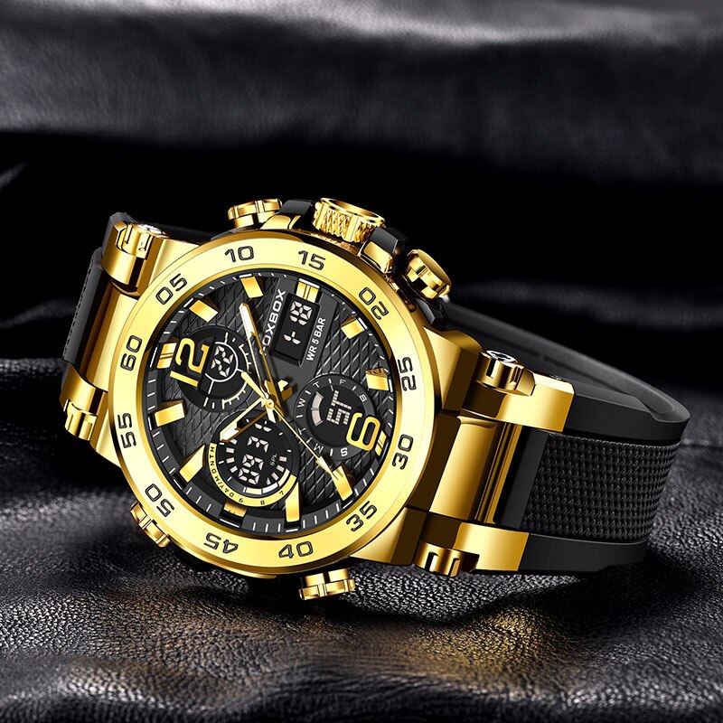 FOXBOX Business Watch Men Fash - đánh giá và giá Luxury Watch Collection Box