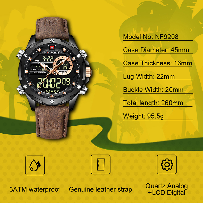 New NAVIFORCE Men Watches Quar - đánh giá và giá Luxury Watch Zone
