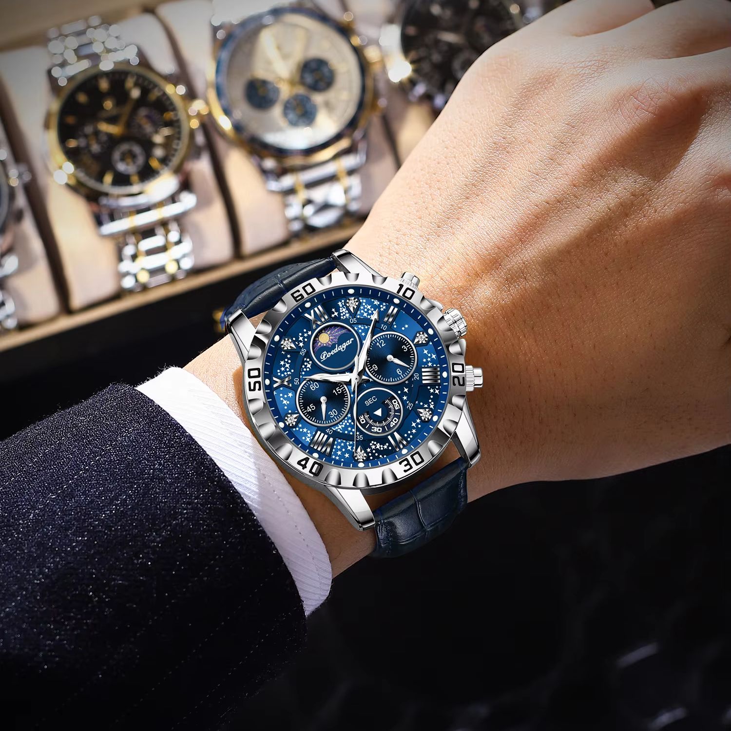 POEDAGAR Luxury Fashion Man Wa - đánh giá và giá Luxury Watch Zone