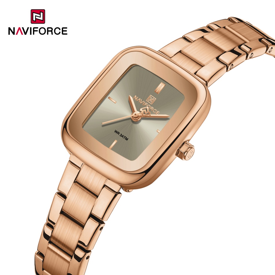 New NAVIFORCE Women's Vintage  - đánh giá và giá Luxury Watch Black
