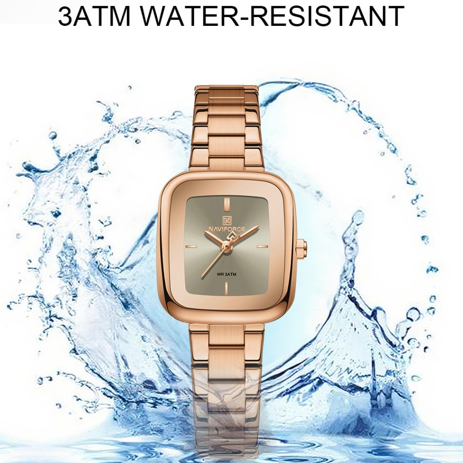 New NAVIFORCE Women's Vintage  - đánh giá và giá Luxury Watch Black