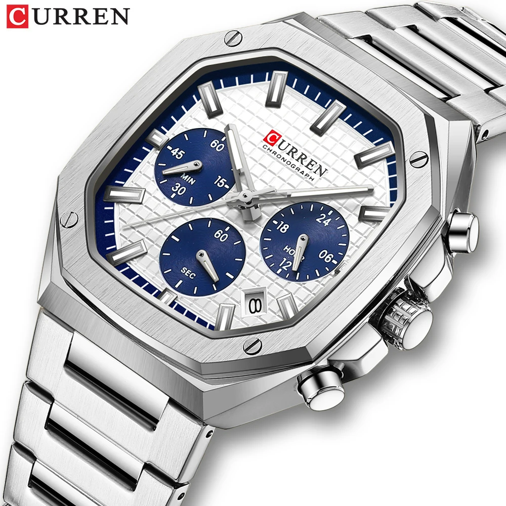 CURREN Men Watch Top Brand Lux - đánh giá và giá Luxury Watch Apple