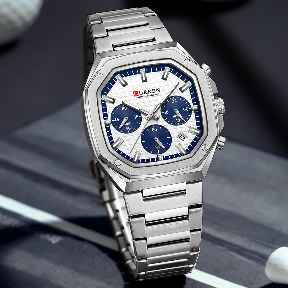 CURREN Men Watch Top Brand Lux - đánh giá và giá Luxury Watch Apple