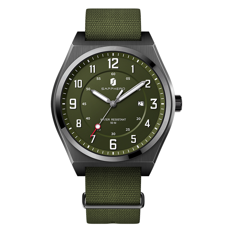 SAPPHERO Men's Sports Quartz W - đánh giá và giá Luxury Watch With Green Dial
