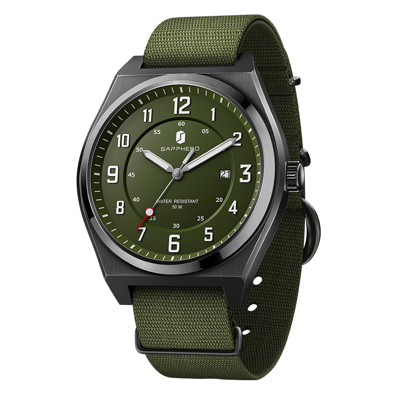 SAPPHERO Men's Sports Quartz W - đánh giá và giá Luxury Watch With Green Dial