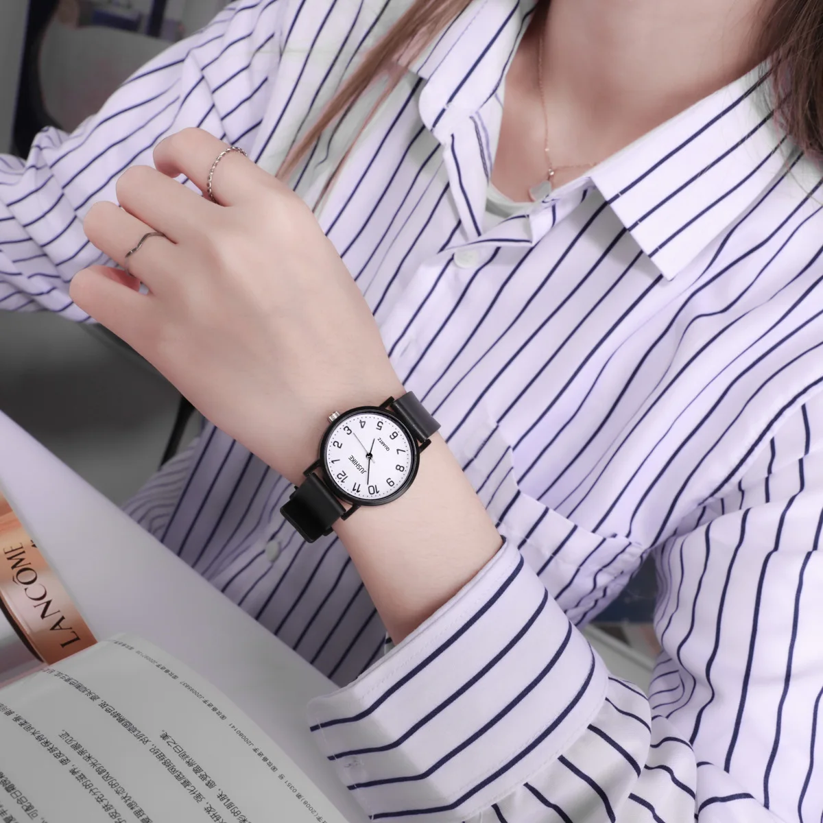 Simple Black Watch Quartz Watc - đánh giá và giá Luxury Watch Black
