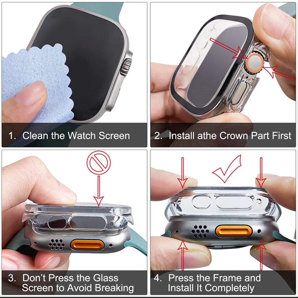 Glass+case For Apple Watch Ult - đánh giá và giá Luxury Watch Apple
