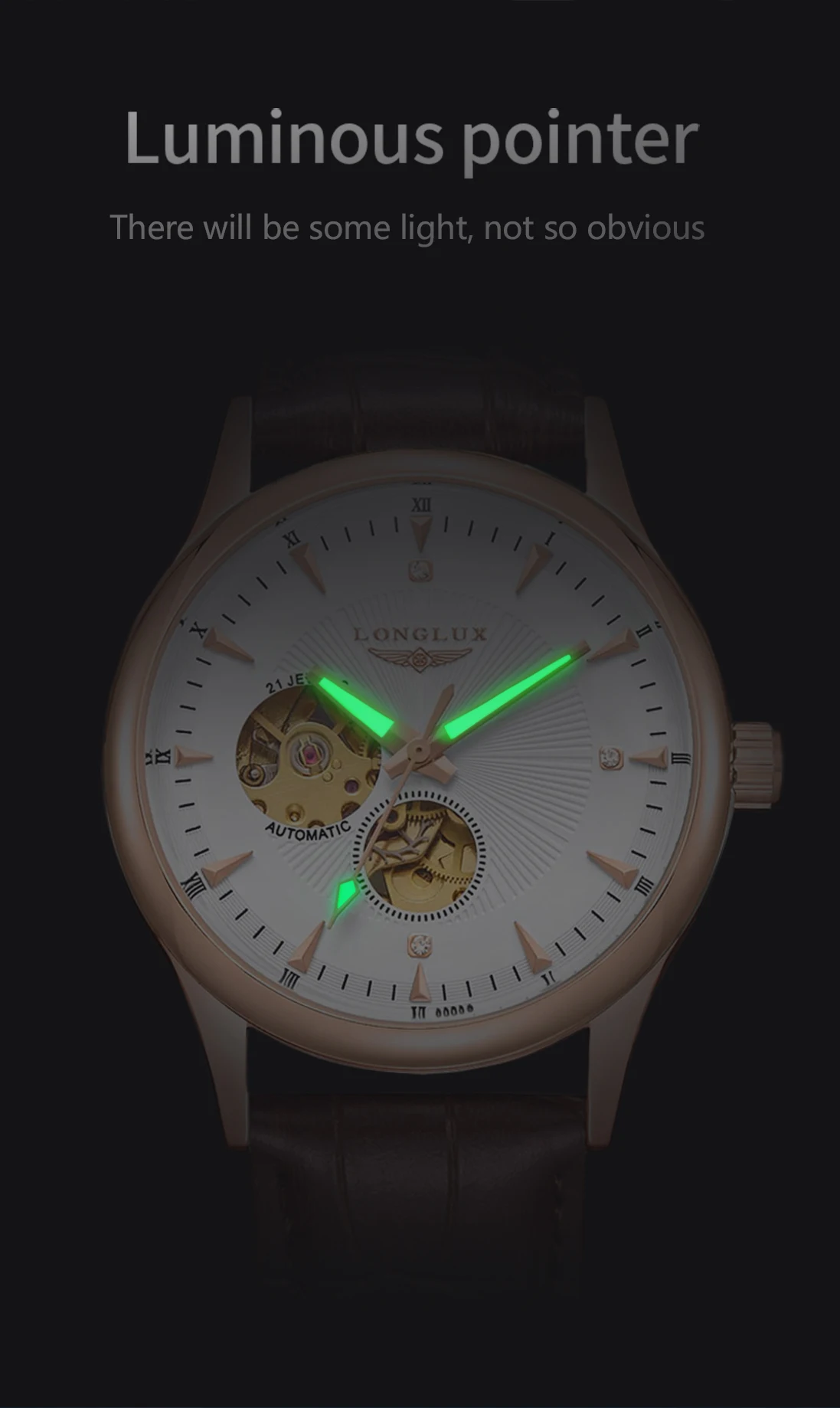 LONGLUX Automatic Watch Elegan - đánh giá và giá Luxury Watch Cartier